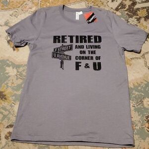 Retired on the corner of F and U. Tee